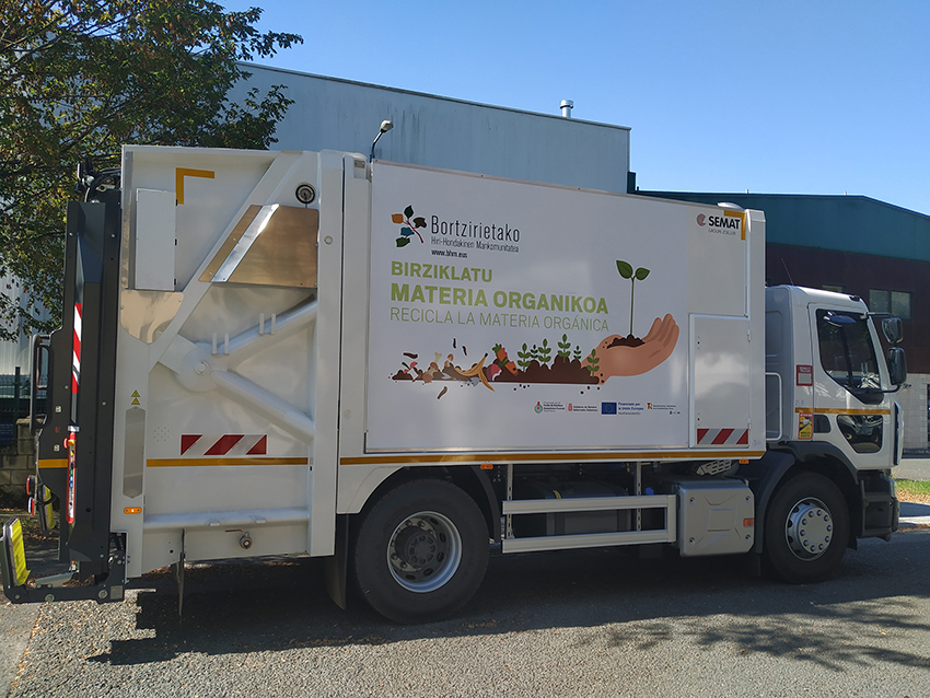 La Mancomunidad de Residuos de Bortziriak ha adquirido un nuevo camión